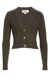 L  x27 AGENCE Jamie Crop Cardigan   Nordstrom at Nordstrom